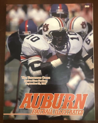 1990 AUBURN TIGERS COLLEGE FOOTBALL PROGRAM v. TENNESSEE VOLUNTEERS JORDAN-HARE - Image 1 of 4