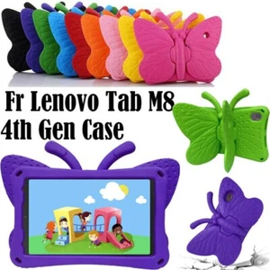 Für Lenovo Tab M8(4. Gen) 8" 2024 Schmetterling Tablet-Hülle Stoßfeste Abdeckung - Picture 1 of 57