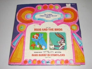 BOZO THE CLOWN & BUGS BUNNY 2 STORY 1972 CAPITOL LP WITH BOOKS !!! MINTY !!!! - Picture 1 of 17