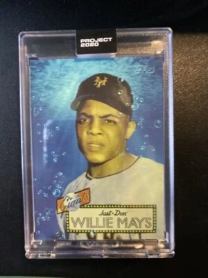 2020 Topps Project 2020 #128 Willie Mays - Image 1 of 2