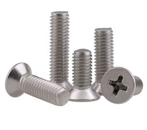 M2*3-10-20-30-35-50-60 304 bulloni di trasmissione a croce a testa svasata Phillips  - Foto 1 di 7