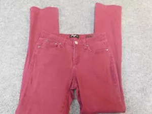 Earl Jean Womens 4 Red straight leg regular - Picture 1 of 9
