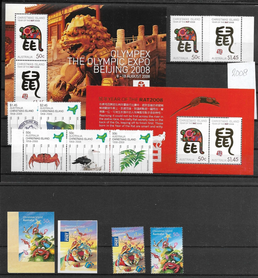 AUSTRALIA CHRISTMAS ISLAND @ 2008   MNH SETS  Nice Priced @Aus.335 - Image 1 of 1