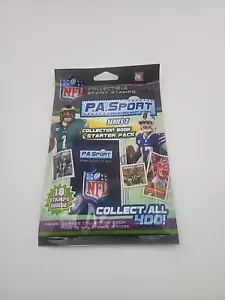 P.A. Sport NFL Stamp Collectible Book Series 2 Starter Pack 18 stamps inside - Picture 1 of 2