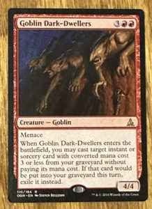 MTG Oath of the Gatewatch, Goblin Dark-Dwellers -- Light Played - Picture 1 of 2