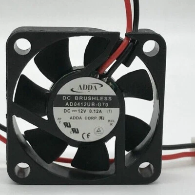 1PCS NEW ADDA AD0412UB-G70 4010 12V 0.12A 40*10MM 40mm Cooling Fan Fast Shipping - Image 1 of 3