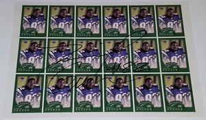 2002 Topps Rookie Premier Daniel Graham Signed RC Uncut Sheet Rare PSA/DNA - Bild 1 von 4
