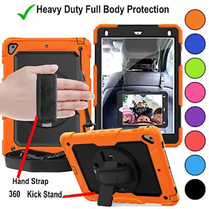 iPad 9.7 5th 6th Case A1822 A1823 A1954 A1893 Hybrid Armor Protective Cover Orng - Picture 1 of 64