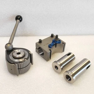 Fine Ground A Multifix Lathe Tool Post & Boring Drilling Tool Holder and Sleeves - Picture 1 of 16