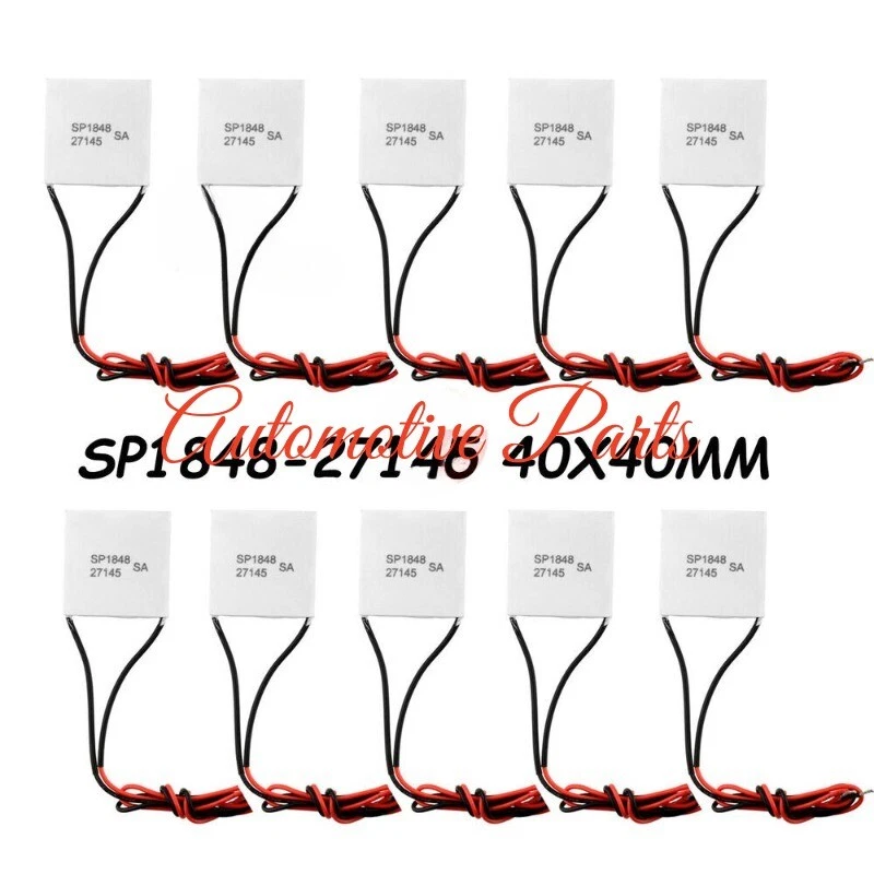 10PCS TEG SP1848-27145 Module 40MM Thermoelectric Generator Temperature Peltier - Image 1 of 4