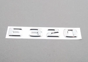 FOR Mercedes-Benz E-Class Genuine Emblem - E320 Trunk Insignia New - Bild 1 von 3