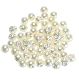 Round Crafts DIY Clothing Dress Accessories Sewing Pearl Buttons Scrapbooking - Picture 1 of 14