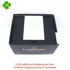 Caja de cigarros de madera vacía Le Careme Pastelitos LE 2023 5,5" x 4,5" x 3,5" - Imagen 1 de 12