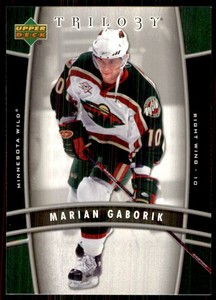 2006-07 Upper Deck Trilogy Marian Gaborik Minnesota Wild #48