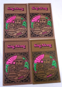 4 Vintage Mosler Rathskeller Sing Along Song Lyric Book German Oompa Oktoberfest - Picture 1 of 3