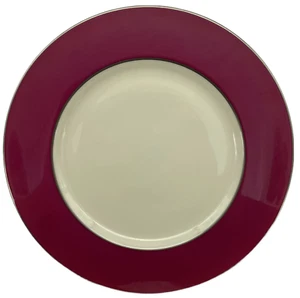 Lenox X305PR Maroon Dinner Plate - Picture 1 of 3