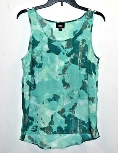 Massimo Women's Tank Top, Size S, Green Print - Picture 1 of 5