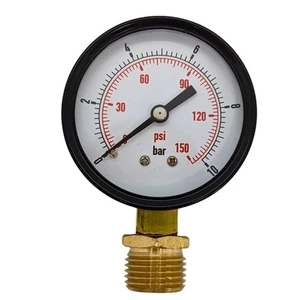 Pressure gauge 0-10bar 1/2 Customs Class 2.5 Bottom connection Diameter 60mm Pre - Picture 1 of 8