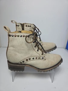 Botas Old Gringo para mujer talla 9,5 B tachonadas zapatos al tobillo occidentales - Imagen 1 de 9