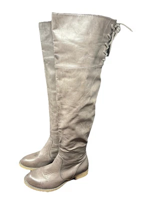 MIA Tamara 过膝靴女式 6 码灰色灰褐色 — 第 1/4 张图片