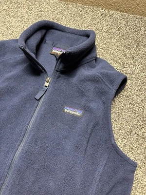 Chaleco Patagonia Synchilla Para Hombre Grande Azul Bolsillos con Cremallera Completa 23015 Foto 1 de 4