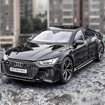 Modellino auto 1:18 Audi RS7 Sportback Nera Telecomando Lega Pressofusa - Immagine 1 di 4