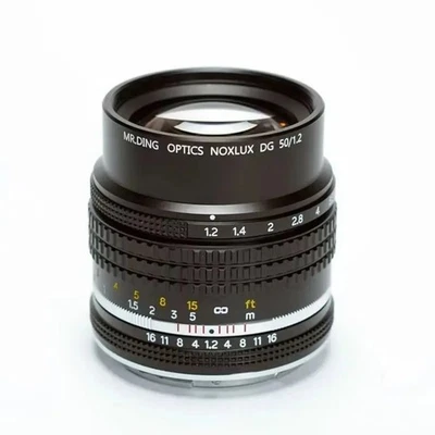 MrDing Noxlux DG 50mm F1.2 Full Frame Manual lens For Nikon zf Z72 Z63 Z8 Z9 Z50 - Image 1 of 4