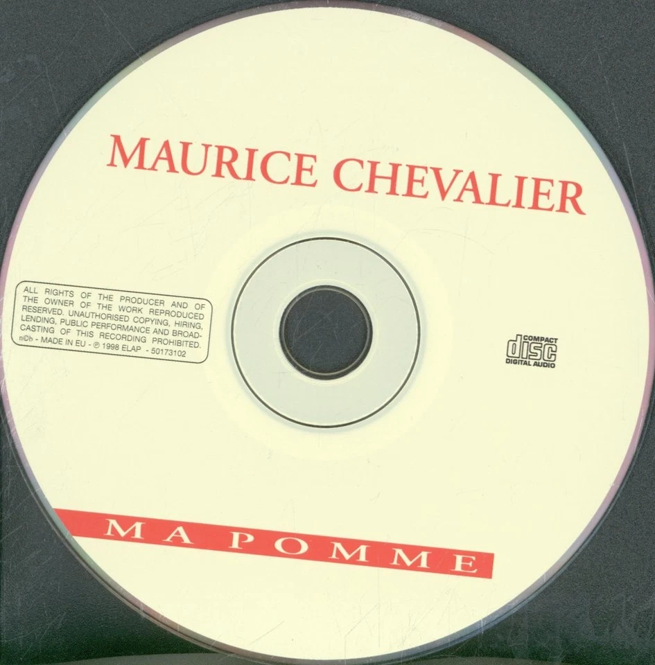 Maurice Chevalier Ma Pomme CD Europa Elap 1998 50173103 - Bild 1 von 3