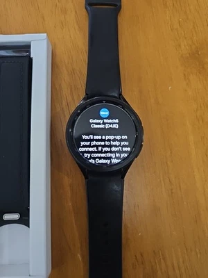 Samsung Galaxy Watch6 Classic 47mm Smartwatch - Black (SM-R960NZKAXAA) - Image 1 of 3