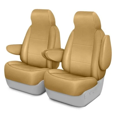 For Jeep Cherokee 93-94 Saddleman Leatherette 1st Row Tan Custom Seat Covers Foto 1 de 4