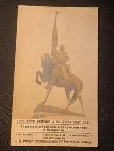 Antike Postkarte ungeteilt Senden Sie Ihrem Freund eine Postkarte Chicago gestempelt 1905 - Bild 1 von 2