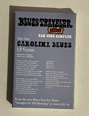 BLUES TRAVELER - Fan Club Sampler 1997 Straight on Til Morning Cassette - Image 1 of 4