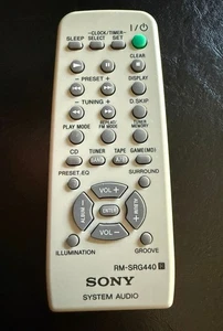 Mando a distancia Sony RM-SRG440 SIN PILAS - Imagen 1 de 7