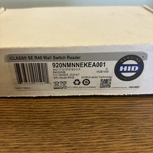 Lector de interruptor de pared HID iClass SE R40 R40EKNB 920NMNNEKEA001 - Imagen 1 de 3