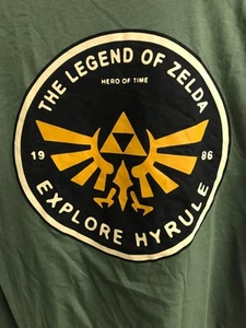 The Legend of Zelda Explore Hyrule Breath of the Wild T-Shirt Herren Medium Grün - Bild 1 von 5