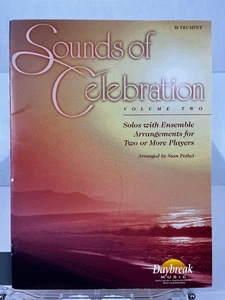 Sounds of Celebration Volume Two Songbook Bb Trumpet Solos Ensemble Pethel - Picture 1 of 5