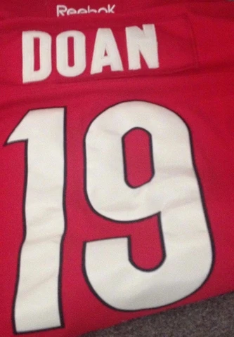 SHANE DOAN ARIZONA COYOTES RED REEBOK/CCM JERSEY STITCHED SIZE MENS 54 Cover