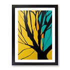 Unique Abstract Tree No2 Wall Art Print Framed Canvas Picture Poster Decor
