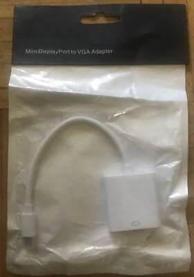 Mini Display Port DP To VGA Cable Adapter - Image 1 of 2