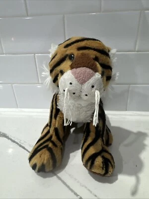 Ganz Webkinz Bengal Tiger 9" Orange Black Striped Plush Stuffed Animal - Image 1 of 4