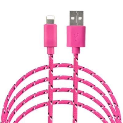 Braided Charger Cable USB FOR apple iPhone 14 13 12 11 X 8 7 6 plus 6 5S XR MAX - Image 1 of 4
