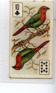 (Je6729) PLAYERS OVERSEAS,BIRDS OF BRILLIANT PLUMAGE,10 OF CLUBS,1927,#10 - Picture 1 of 2