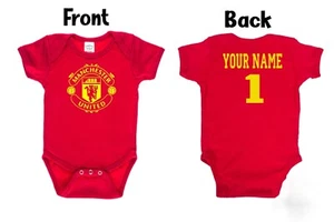 Manchester United F.C. Homemade baby bodysuit - Picture 1 of 3