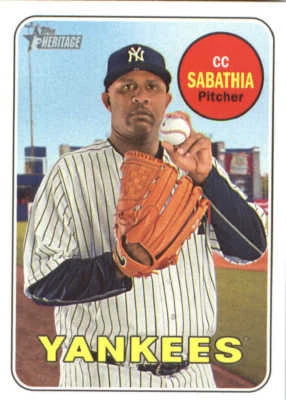 2018 Topps Heritage #248 CC Sabathia New York Yankees - Image 1 of 2