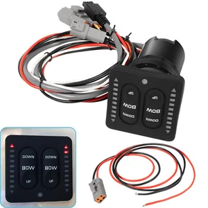 Interruptor de pestaña de ajuste táctil indicador LED 15170-001 para actuador único Lenco Marine - Imagen 1 de 11