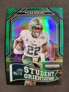 2023 Panini Prizm Draft Picks, Tyjae Spears, Student Orientations Green, Tulane - Bild 1 von 2