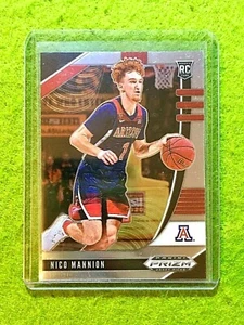 Tarjeta de novato Nico Mannion Prizm camiseta #1 Arizona Warriors 2020 Panini Prizm RC - Imagen 1 de 12