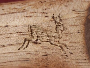 OPINEL # 8 FOLDING KNIFE Pocket Knife FRANCE Wood Buck Deer - Picture 1 of 14