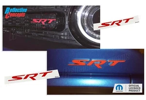SRT Emblem Overlay Decals (Grille & Trunk) - 2015-2018 Dodge Challenger SRT 392 - Picture 1 of 75