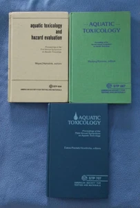 1977-80 Aquatic Toxicology 1st, 2nd& 3rd Symposium Proceedings hardcover books - Picture 1 of 15